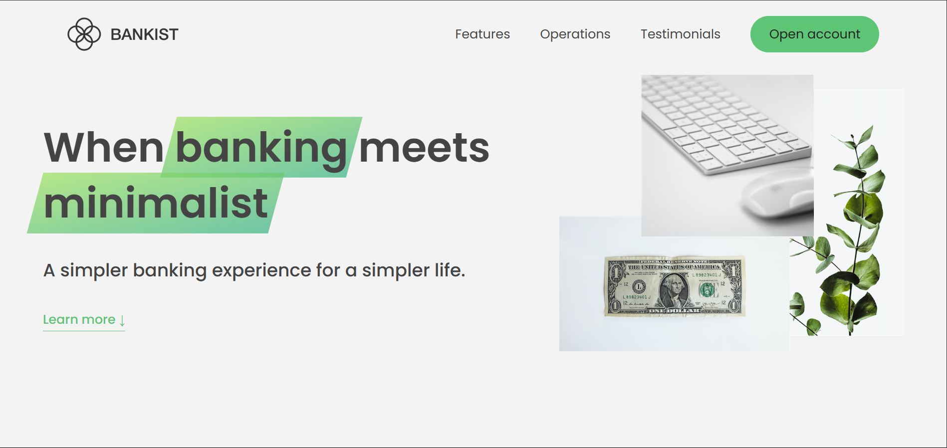 Bankist web view
