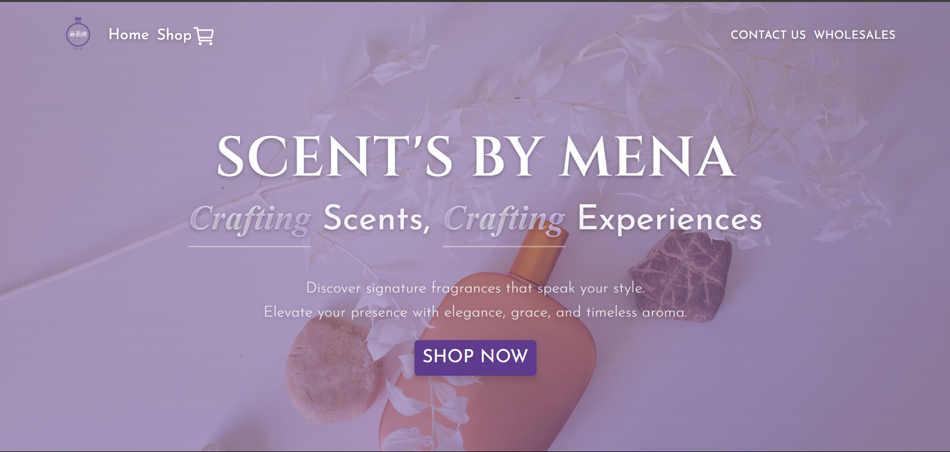 Scent by Mena web view